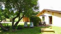 Ferienhaus Turmhügel Garten mit Sandkasten